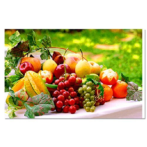 EverTrust(TM) new arrival diamond embroidery fruits europe full square resin three dimensional mosaic landscape...
