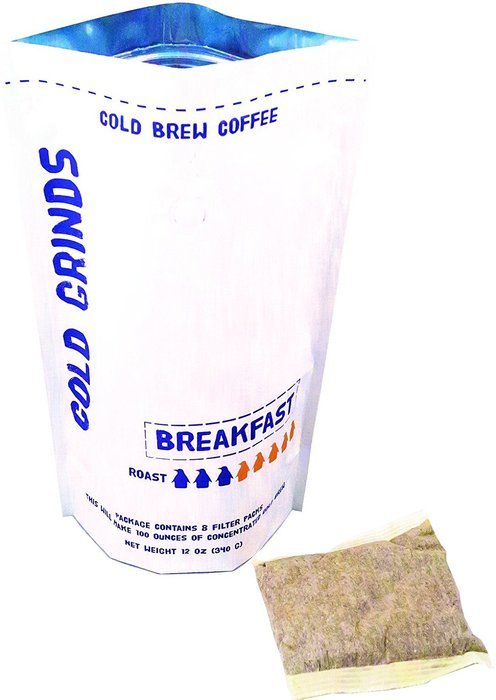 Cold Brew Coffee Packs | Easy at Home Brewing | Makes 100 oz of STRONG Cold Brew | 66% Less Acidic | Cold Grinds...