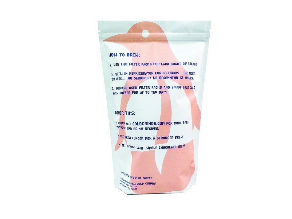 Cold Brew Coffee Packs | Easy at Home Brewing | Makes 100 oz of STRONG Cold Brew | 66% Less Acidic | Cold Grinds... N2