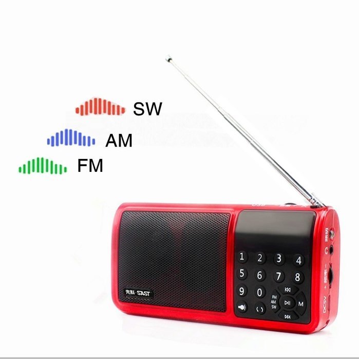 SAST Personal Portable FM Radio ultralight weight(4.8ounce) With Flashlight, Hi-Fi Digital Music Player, Support... N5