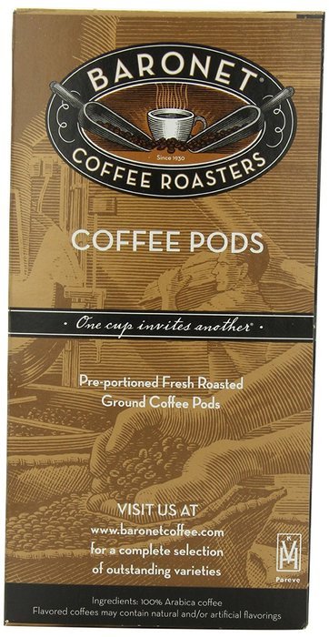 Baronet Coffee French Dark Roast, 18-Count Coffee Pods (Pack of 3) N3