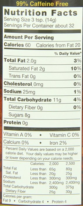 Caffe D'Vita Amaretto Instant Cappuccino, 16-Ounce Canisters (Pack of 6) N48