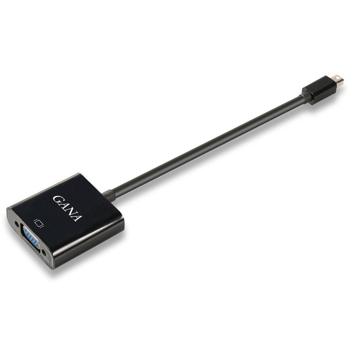 GANA Mini DisplayPort (DP) Male To Female Adapter Cable (Mini DP to HDMI 10ft Black) N7