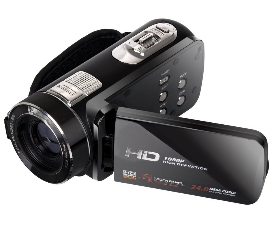 Camera Camcorders, Besteker Portable Digital Video Camcorder HD 1080P DV 3.0 Inches Touch Screen Support 64G SD... N7
