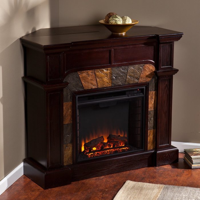 47" Convertible Electric Fireplace for corner or flat wall N2