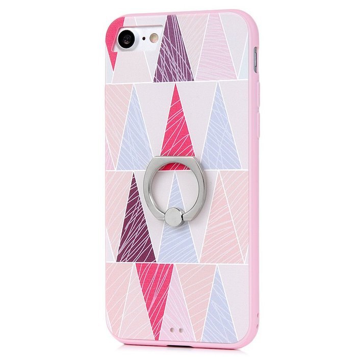 Badalink iPhone 7 Case (4.7") 360 Degree Rotating Ring Holder Kickstand Shockproof Soft TPU Rubber Bumper Frame... N11