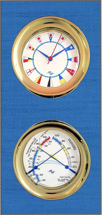 White Flag 5.85 Windlass Gift Set presented in a Leather Finish Felt Lined Gift Box with Clock and Comfort Meter N9
