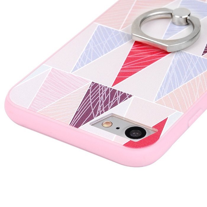 Badalink iPhone 7 Case (4.7") 360 Degree Rotating Ring Holder Kickstand Shockproof Soft TPU Rubber Bumper Frame... N12