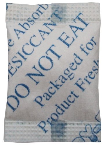 Dry-Packs 1/2gm Tyvek Silica Gel Packet, Pack of 50 N3
