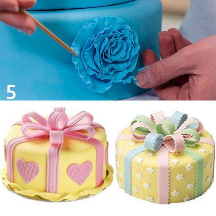 Bihood Fondant Ribbon Cutter Fondant Cutters Fondant Letter Cutters Fondant Cutters and Molds Fondant Cutters... N8