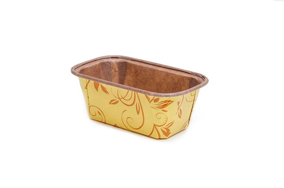Mini Paper Baking Loaf Pan Good For All Of The Mini Plumpy Color YELLOW Size 3.15/1.58"B x 1.58"Sw x 3.94/2.16...