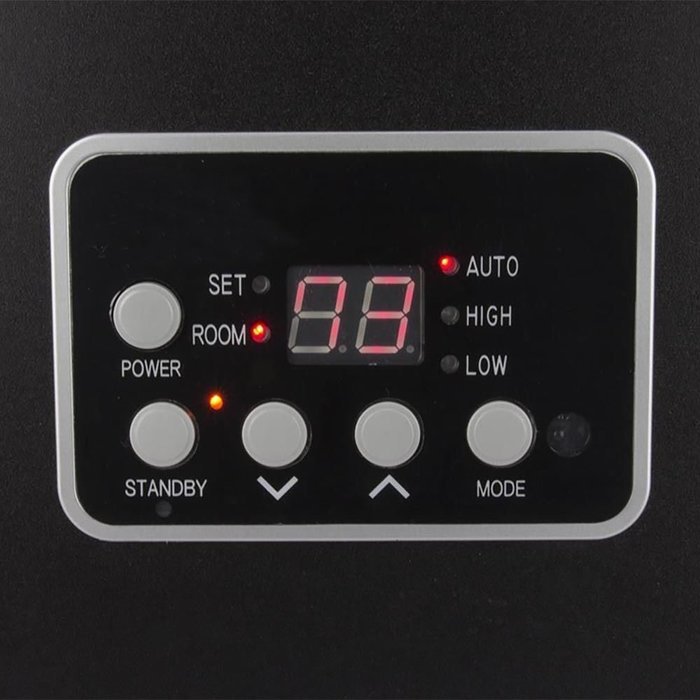 Kissemoji 5200 BTU Portable Electric Infrared Space Heaters + Remotes (Pair) N4