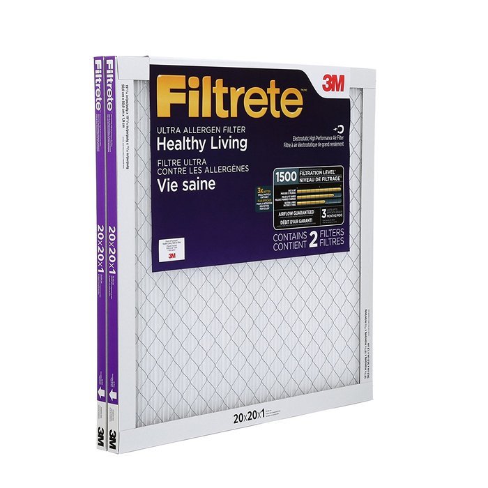 Filtrete Healthy Living Ultra Allergen Reduction Filter, MPR 1500, 14 x 30 x 1-Inches, 6-Pack N6