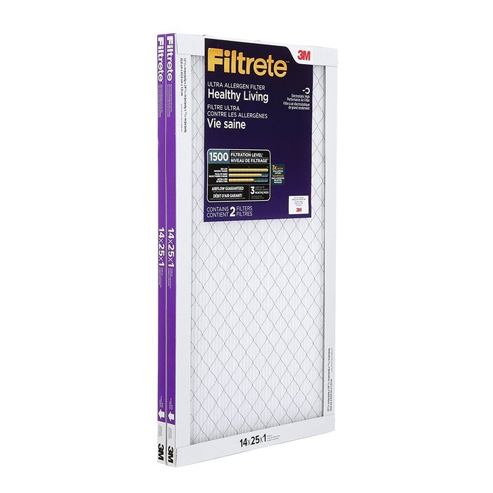 Filtrete Healthy Living Ultra Allergen Reduction Filter, MPR 1500, 14 x 30 x 1-Inches, 6-Pack N7