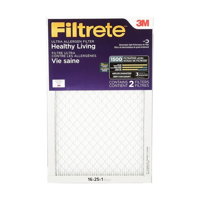 Filtrete Healthy Living Ultra Allergen Reduction Filter, MPR 1500, 14 x 30 x 1-Inches, 6-Pack N10