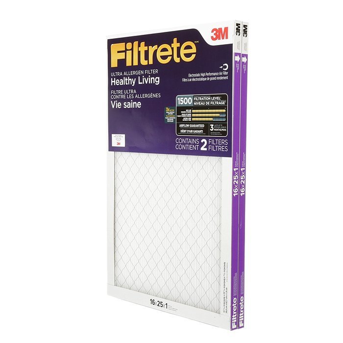 Filtrete Healthy Living Ultra Allergen Reduction Filter, MPR 1500, 14 x 30 x 1-Inches, 6-Pack N11