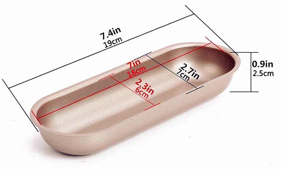 N J Z Y Non-stick Hot dog mould