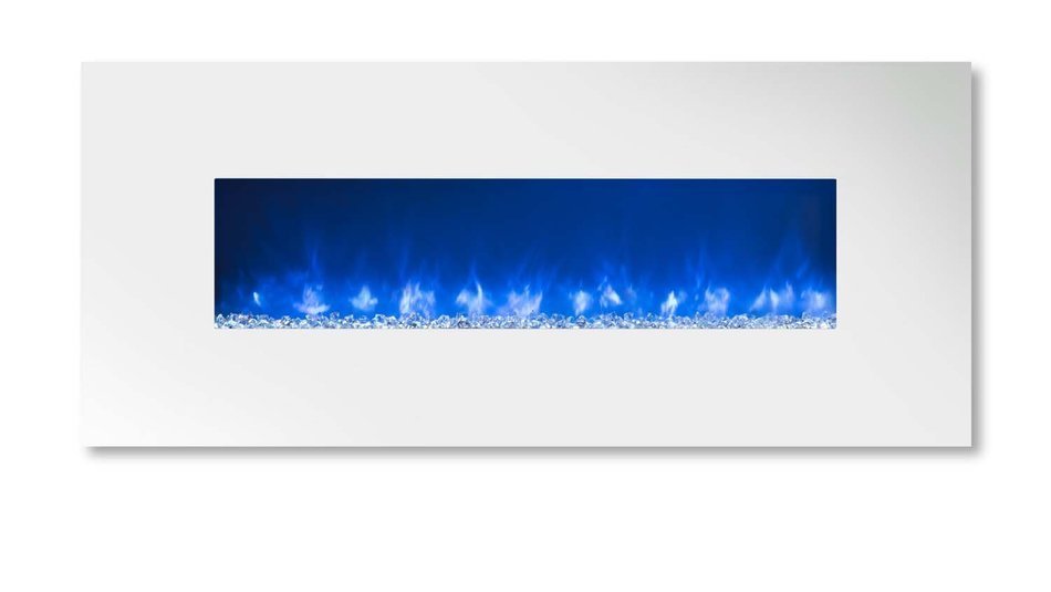 Modern Flames CLX-2 Series Electric Fireplace with Black Stainless Steel Front, 144-Inch N11