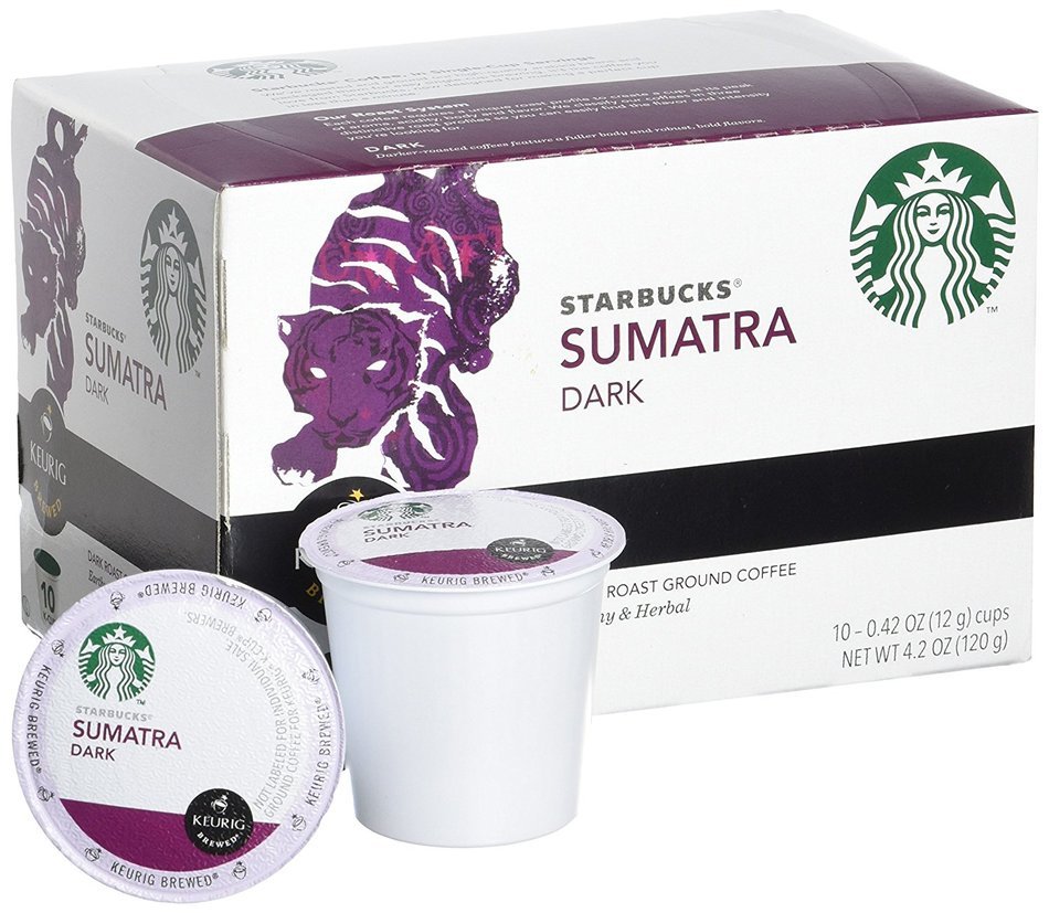 Starbucks Sumatra Dark Keurig K-Cups - 10 ct N2