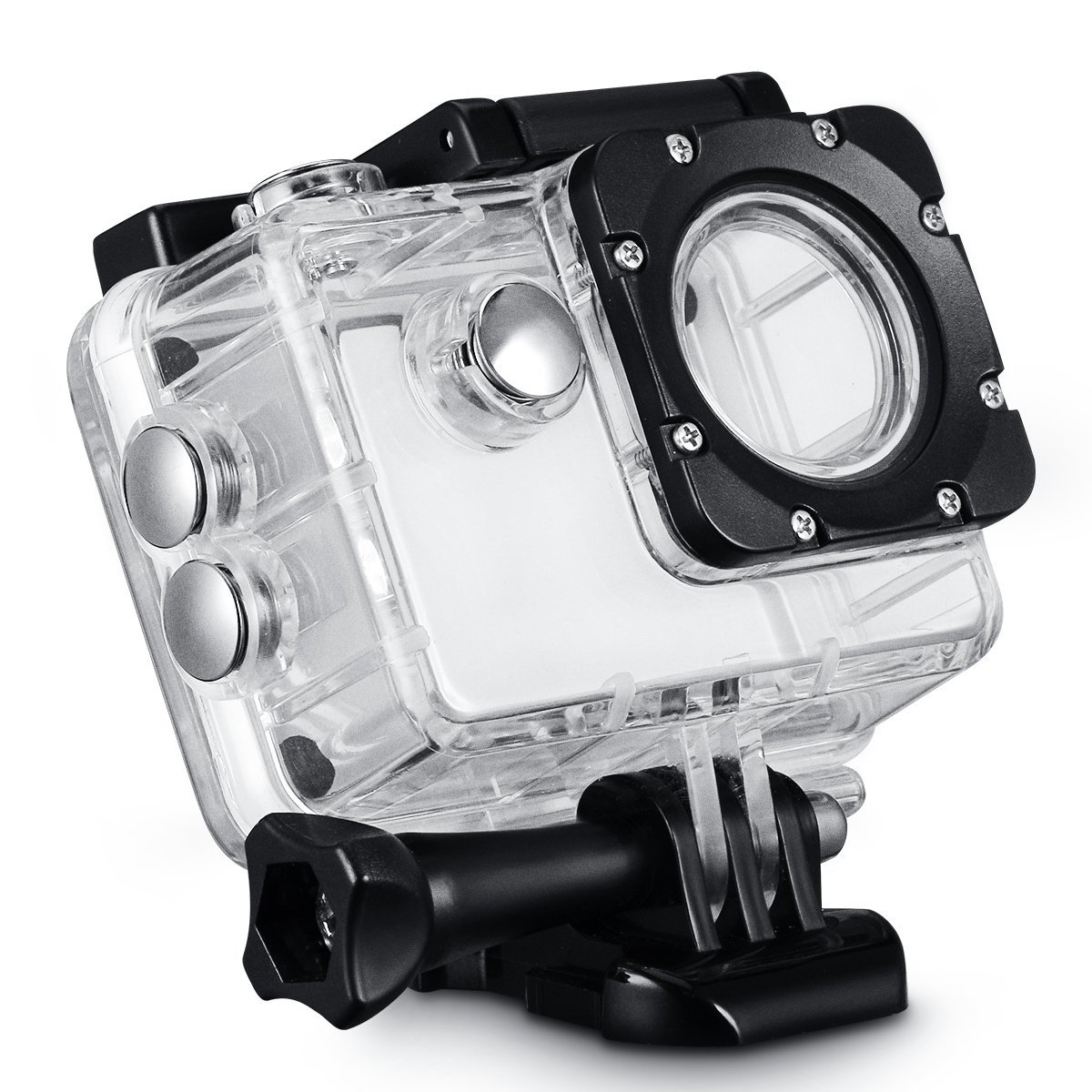 Pictek Waterproof Case for Action Camera, Replacement Underwater ...