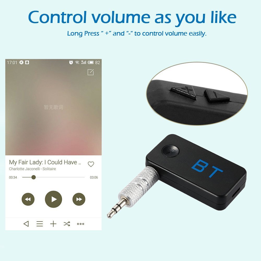 Docooler Ts Bt A Wireless Bluetooth Receiver Stereo Bluetooth Mm Aux Hands Free