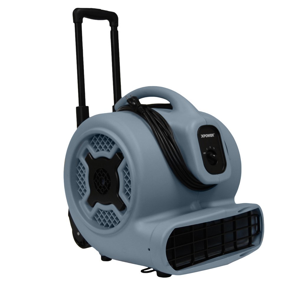 XPOWER P-830H 1-HP 1600-CFM 3 Speed Professional Air Mover with ...