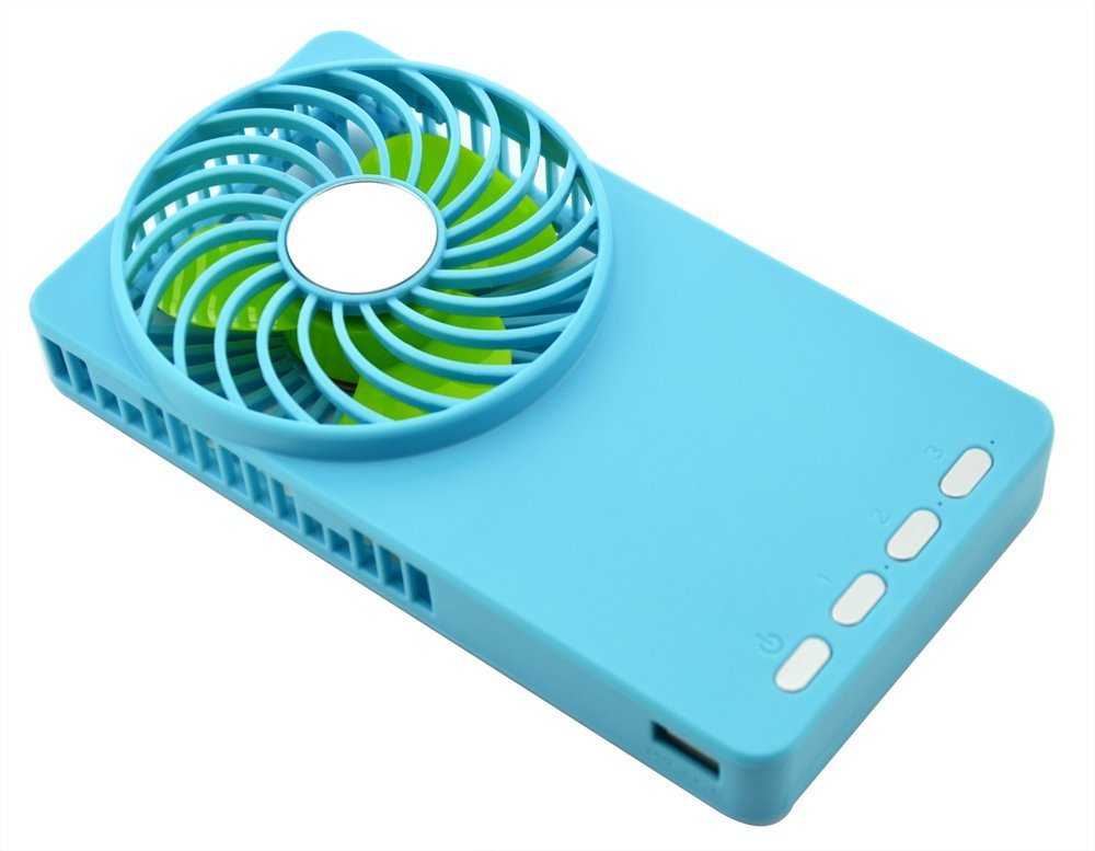 ETONG Hand-held Mini Fan Portable Electric-Powered Cooler 3 Speeds USB ...