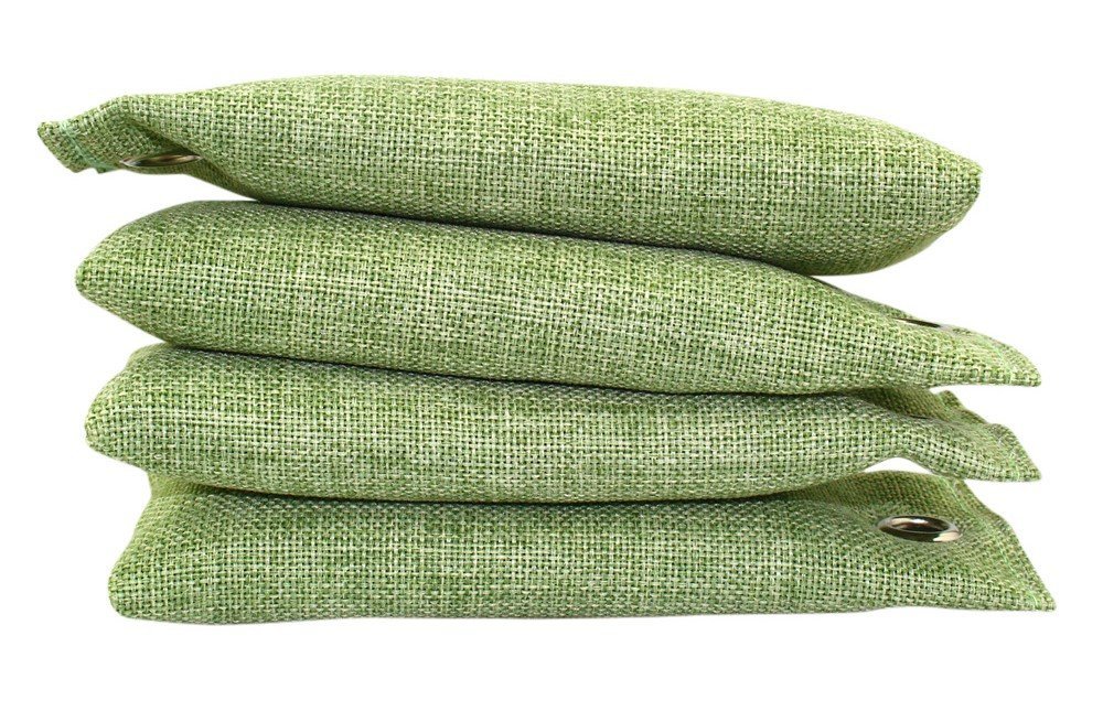 Natural Bamboo Charcoal Shoe Deodorizer Bags (Set of 4), Absorb