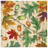Michel Design Works Fall Leaves Lunch Napkin