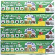 SET OF FOUR - Debbie Meyer GeniusVac Gallon Size Bags, 12 bags per box (48 total bags)