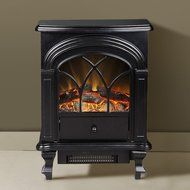 Homestar Z93557 Cologne Electric Stove, 18.4" x 11" x 25.35", Black N2
