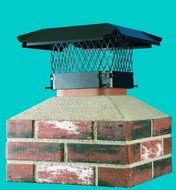 Lindemann 150226 12 Inches x 16 Inches HY-C Galvanized Chimney Cap