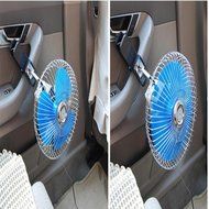 AMA(TM) Portable Mini Electric Clip Fan Air Fan Powered Truck Car Vehicle Fan Air Conditioner Cooler (12V) N2