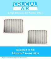 2 Hunter 30928 Air Purifier Filters, Fits Hunter Models 30057, 30059, 30067, 30078, 30079 &amp; 30124, Designed &amp;...
