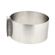 Agile-shop Stainless Steel Adjustable Size Mousse Ring expandable cake ring Baking tool