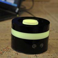 Leewa 100mL LED Essential Oil Diffusers Aroma Ultrasonic Cool Mist Humidifiers with USB - Plastic - Black N7