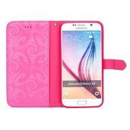 Galaxy S6 Case,Galaxy S6 Wallet Case, PHEZEN Bling Liquid Glitter Love Heart Floating 3D Hourglasses Luxury Pu... N24