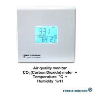FORBIX SEMICON CO2 Meter, Temperature, Humidity Meter And Monitor Standard White N2
