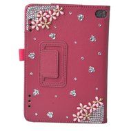 Spritech(TM) Luxury Bling Rhinestone Design Elegant Flower Decor Smart-shell Stand Cover for Amazon Kindle Fire... N19