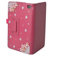 Spritech(TM) Luxury Bling Rhinestone Design Elegant Flower Decor Smart-shell Stand Cover for Amazon Kindle Fire... N20