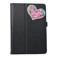 Spritech(TM) Luxury Bling Rhinestone Design Elegant Flower Decor Smart-shell Stand Cover for Amazon Kindle Fire... N22