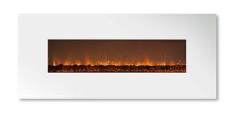 Modern Flames CLX-2 Series Electric Fireplace with Black Stainless Steel Front, 144-Inch N14