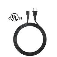 [UL Listed] Pwr+ 6Ft 2 Prong Polarized Power Cord for Arris Router Modem; Vizio, Sharp Sanyo Emerson TV; Sony...
