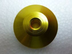 Technics SL 1200 Gold Dome 45 RPM Record Turntable Adapter for 7" Vinyl by ZXPC