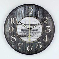 Retro style living room wall decoration watches absolutely silent wall clock vintage home decor unique