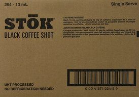 StoK Caffeinated Black Coffee Shots N3