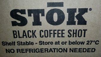 StoK Caffeinated Black Coffee Shots N4