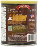 Caffe D'Vita Amaretto Instant Cappuccino, 16-Ounce Canisters (Pack of 6) N66