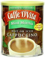 Caffe D'Vita Amaretto Instant Cappuccino, 16-Ounce Canisters (Pack of 6) N67