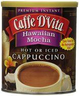 Caffe D'Vita Amaretto Instant Cappuccino, 16-Ounce Canisters (Pack of 6) N68